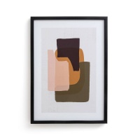 Постер С графическим рисунком в рамке Dolce единый размер разноцветный LA REDOUTE INTERIEURS  фото, kupilegko.ru